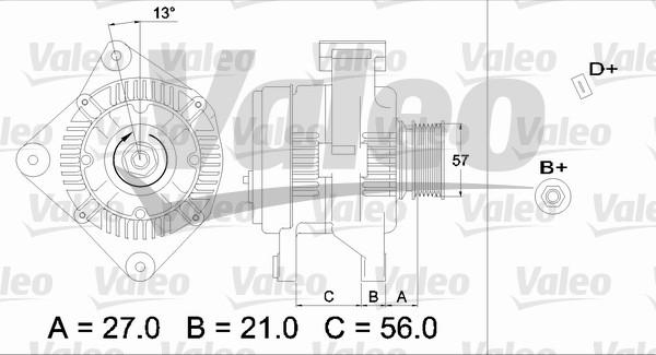 Valeo 436653 - Ģenerators ps1.lv