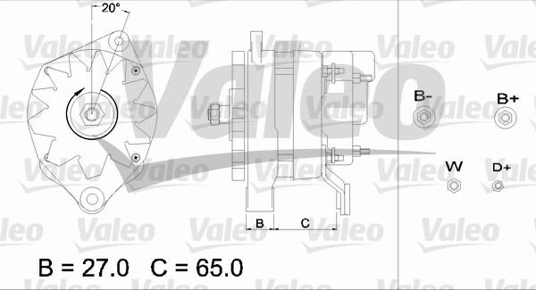 Valeo 436663 - Ģenerators ps1.lv