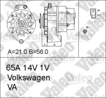 Valeo 436601 - Ģenerators ps1.lv