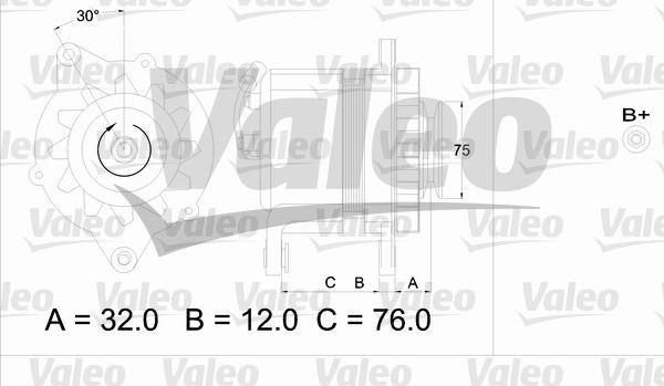 Valeo 436608 - Ģenerators ps1.lv