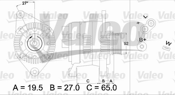 Valeo 436616 - Ģenerators ps1.lv