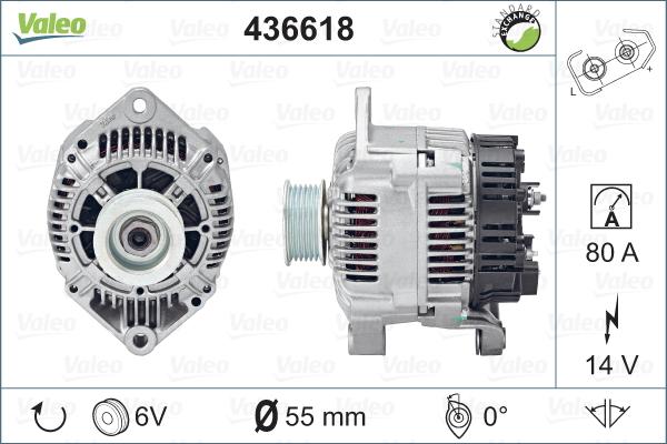 Valeo 436618 - Ģenerators ps1.lv