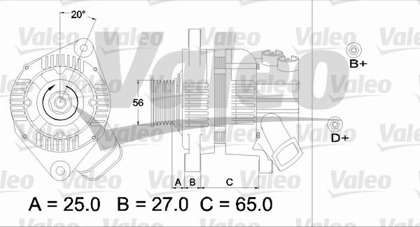 Valeo 436612 - Ģenerators ps1.lv