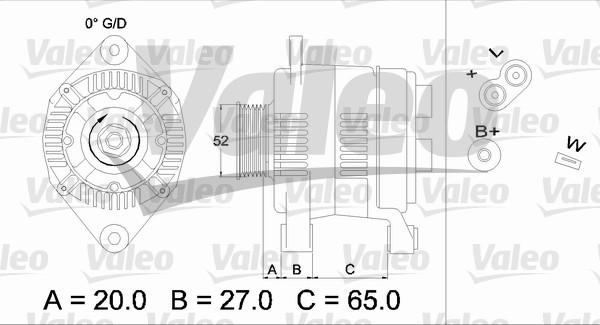 Valeo 436617 - Ģenerators ps1.lv