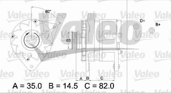 Valeo 436689 - Ģenerators ps1.lv