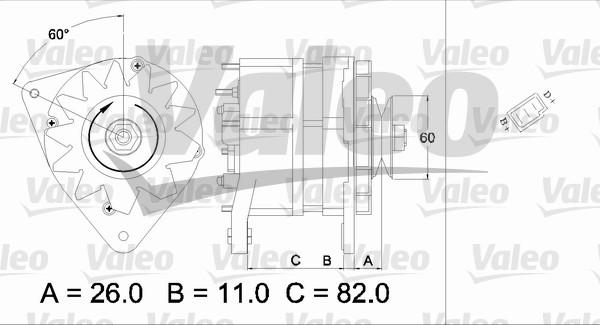 Valeo 436687 - Ģenerators ps1.lv