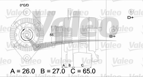 Valeo 436635 - Ģenerators ps1.lv