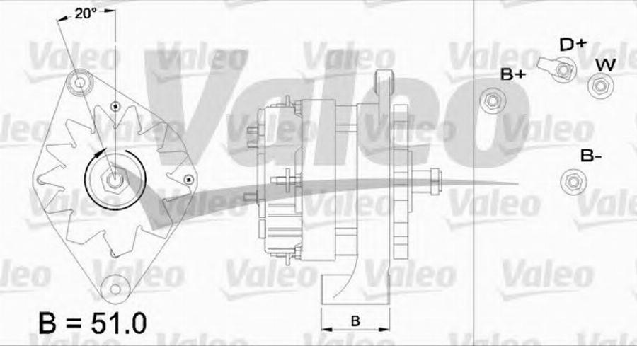 Valeo 436638 - Ģenerators ps1.lv