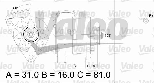 Valeo 436632 - Ģenerators ps1.lv