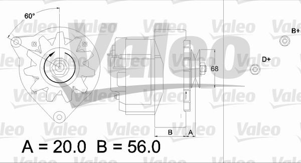 Valeo 436629 - Ģenerators ps1.lv