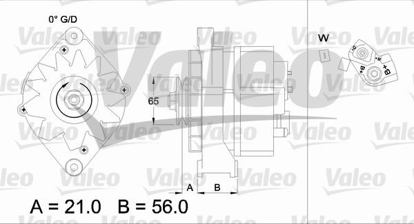 Valeo 436621 - Ģenerators ps1.lv