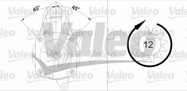 Valeo 436095 - Starteris ps1.lv