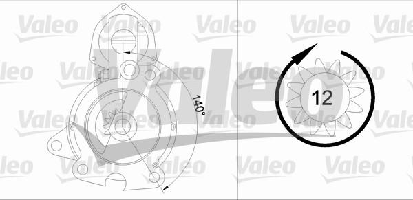 Valeo 436093 - Starteris ps1.lv