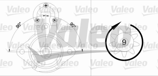 Valeo 436040 - Starteris ps1.lv