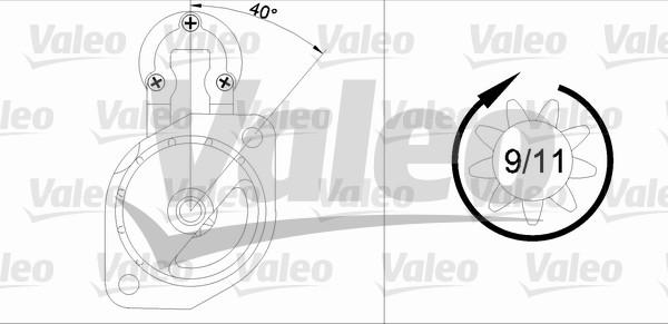 Valeo 436041 - Starteris ps1.lv