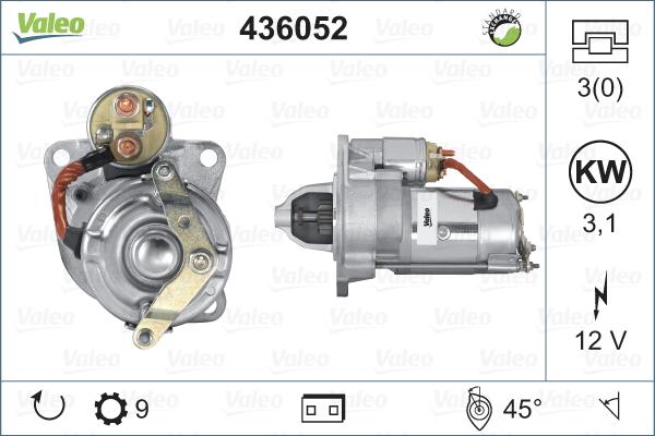 Valeo 436052 - Starteris ps1.lv