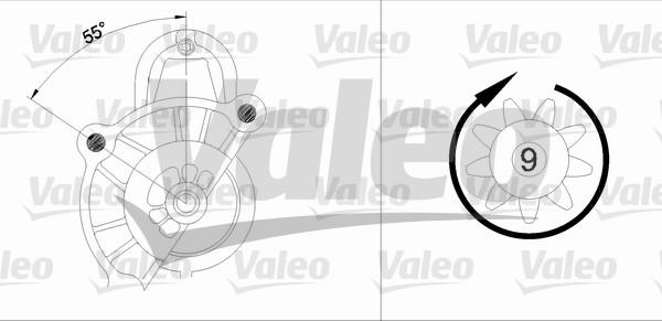 Valeo 436065 - Starteris ps1.lv