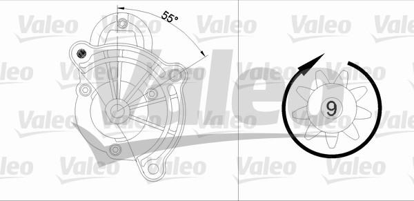 Valeo 436062 - Starteris ps1.lv