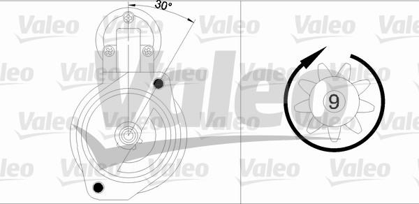 Valeo 436004 - Starteris ps1.lv