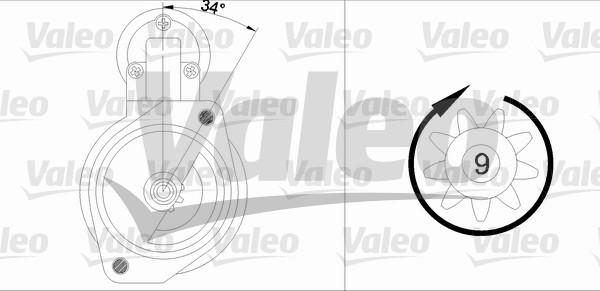 Valeo 436005 - Starteris ps1.lv