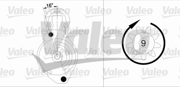 Valeo 436006 - Starteris ps1.lv