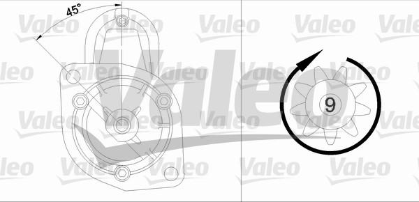 Valeo 436001 - Starteris ps1.lv