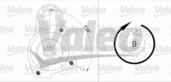 Valeo 436016 - Starteris ps1.lv