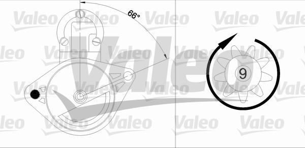 Valeo 436013 - Starteris ps1.lv