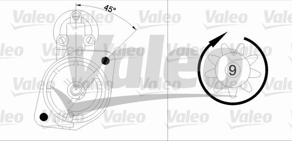 Valeo 436085 - Starteris ps1.lv