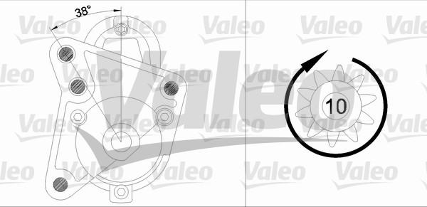 Valeo 436081 - Starteris ps1.lv