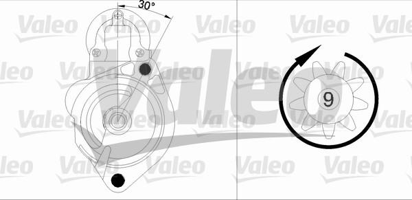 Valeo 436030 - Starteris ps1.lv