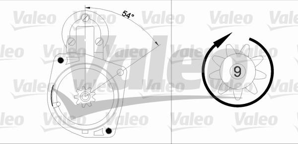 Valeo 436021 - Starteris ps1.lv