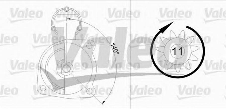 Valeo 436075 - Starteris ps1.lv