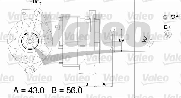 Valeo 436193 - Ģenerators ps1.lv