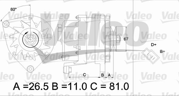 Valeo 436145 - Ģenerators ps1.lv