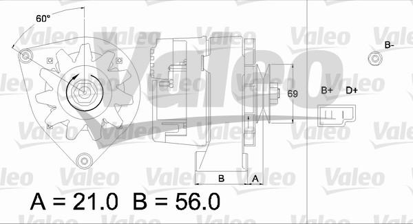 Valeo 436146 - Ģenerators ps1.lv