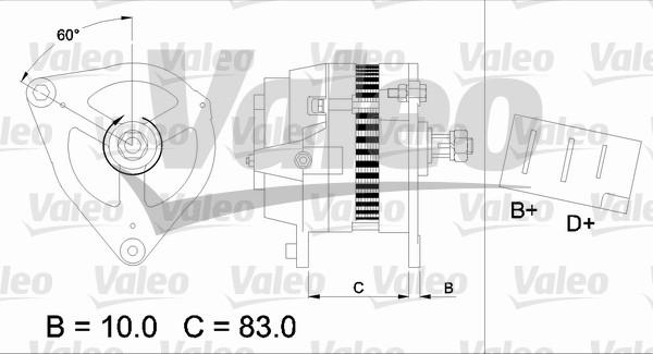 Valeo 436140 - Ģenerators ps1.lv