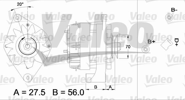 Valeo 436161 - Ģenerators ps1.lv