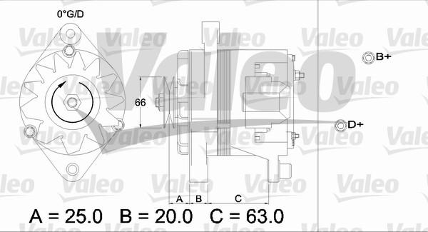 Valeo 436103 - Ģenerators ps1.lv