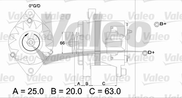 Valeo 436111 - Ģenerators ps1.lv