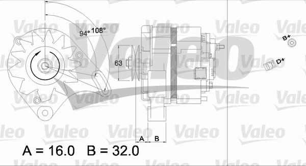 Valeo 436118 - Ģenerators ps1.lv