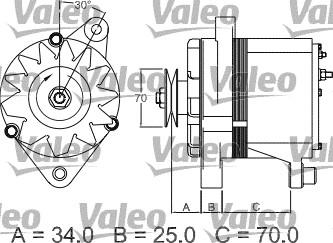 Valeo 436117 - Ģenerators ps1.lv