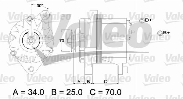 Valeo 436117 - Ģenerators ps1.lv