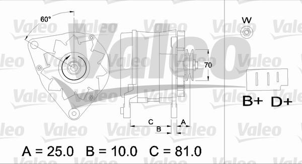 Valeo 436180 - Ģenerators ps1.lv