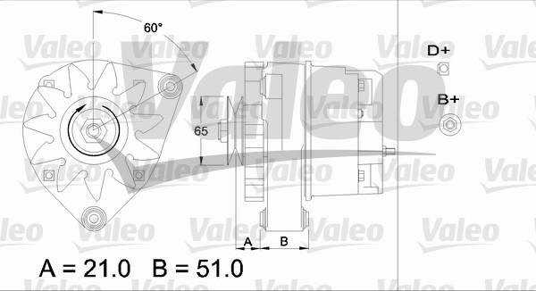 Valeo 436130 - Ģenerators ps1.lv