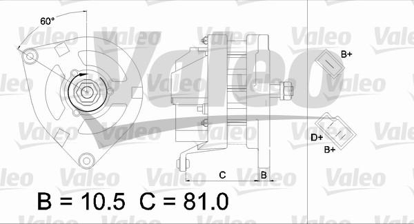 Valeo 436175 - Ģenerators ps1.lv