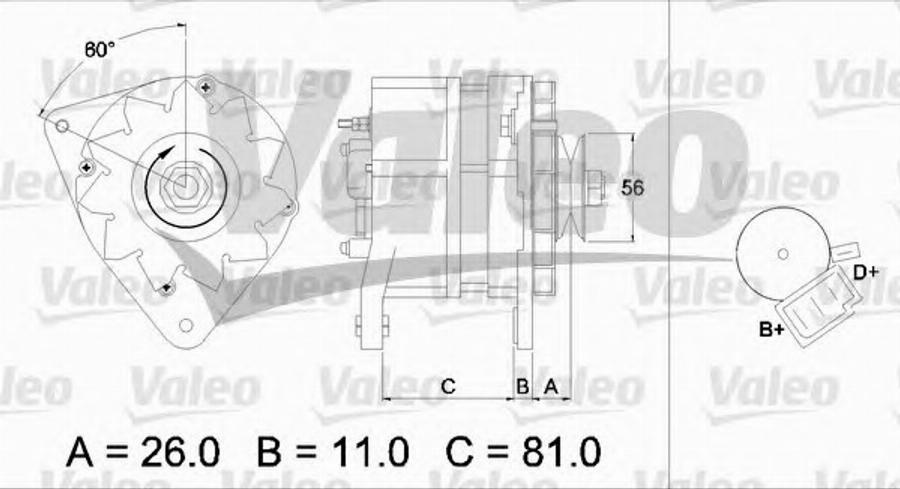 Valeo 436171 - Ģenerators ps1.lv