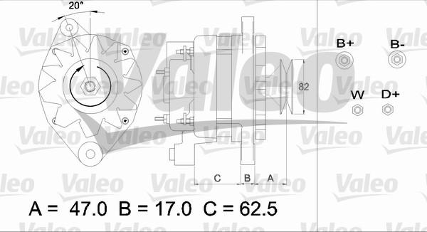 Valeo 436394 - Ģenerators ps1.lv