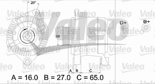 Valeo 436344 - Ģenerators ps1.lv