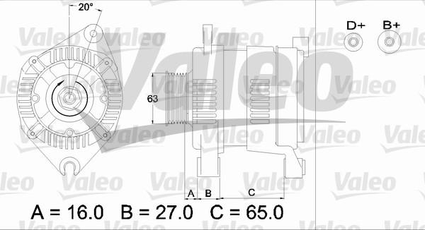 Valeo 436340 - Ģenerators ps1.lv